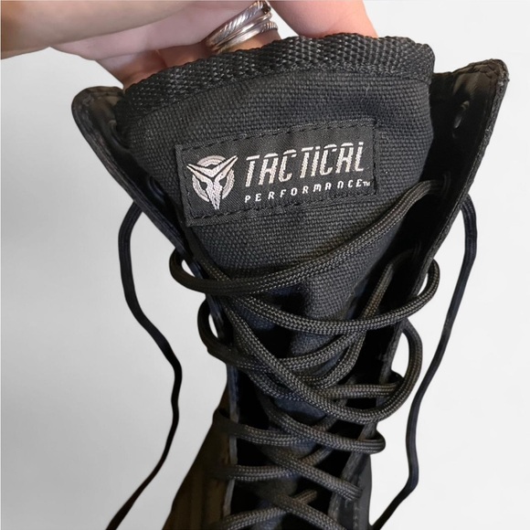 Black Tactical Performance Mens Combat Boots Size 11 - Picture 4 of 8